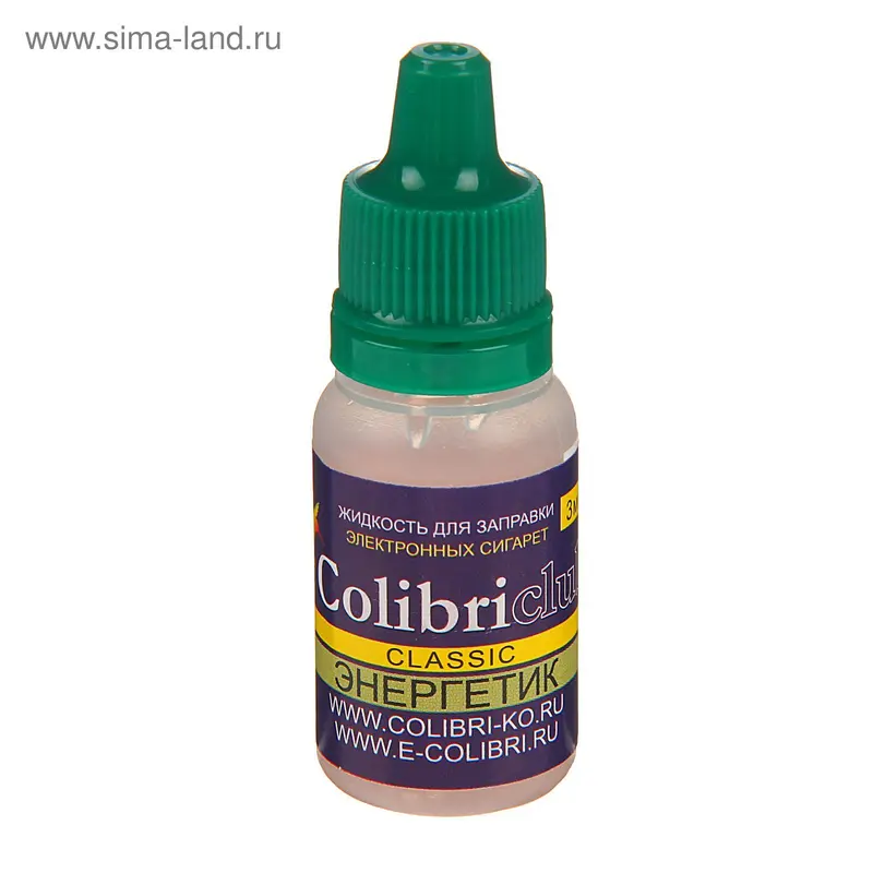Жидкость для многоразовых ЭИ Colibriclub Classic, энергетик, 3 мг, 10 мл
