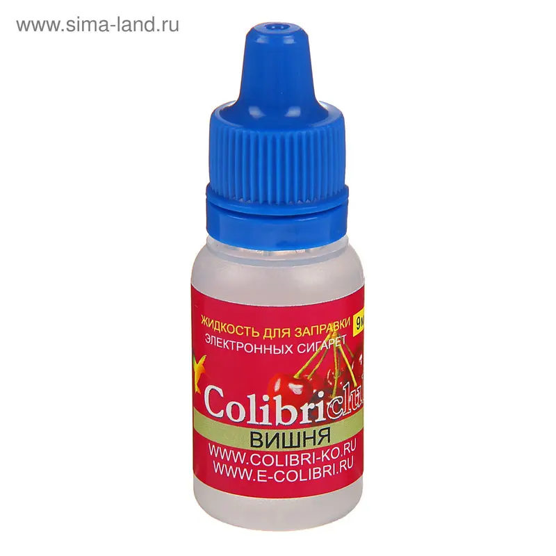 Жидкость для многоразовых ЭИ Colibriclub Standart, вишня, 9 мг, 10 мл