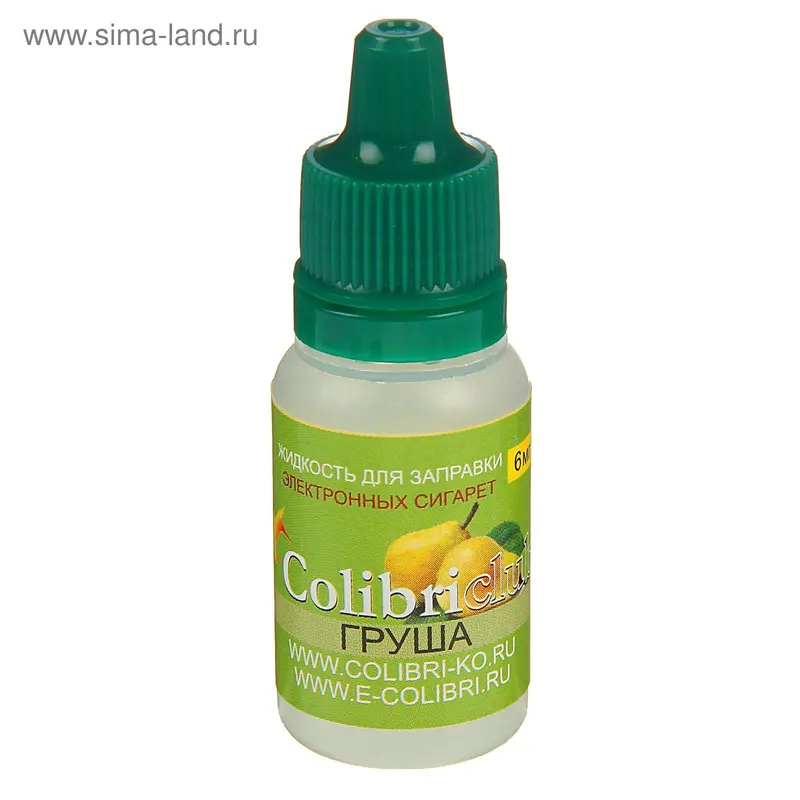 Жидкость для многоразовых ЭИ Colibriclub Standart, груша, 6 мг, 10 мл