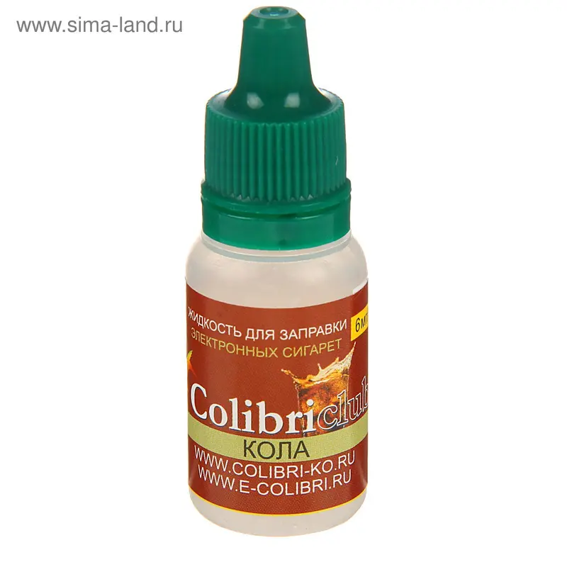 жидкость для многоразовых ЭИ Colibriclub Standart КОЛА 6 мг/мл 10мл