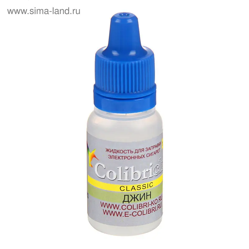 Жидкость для многоразовых ЭИ Colibriclub Classic, джин, 12 мг, 10 мл