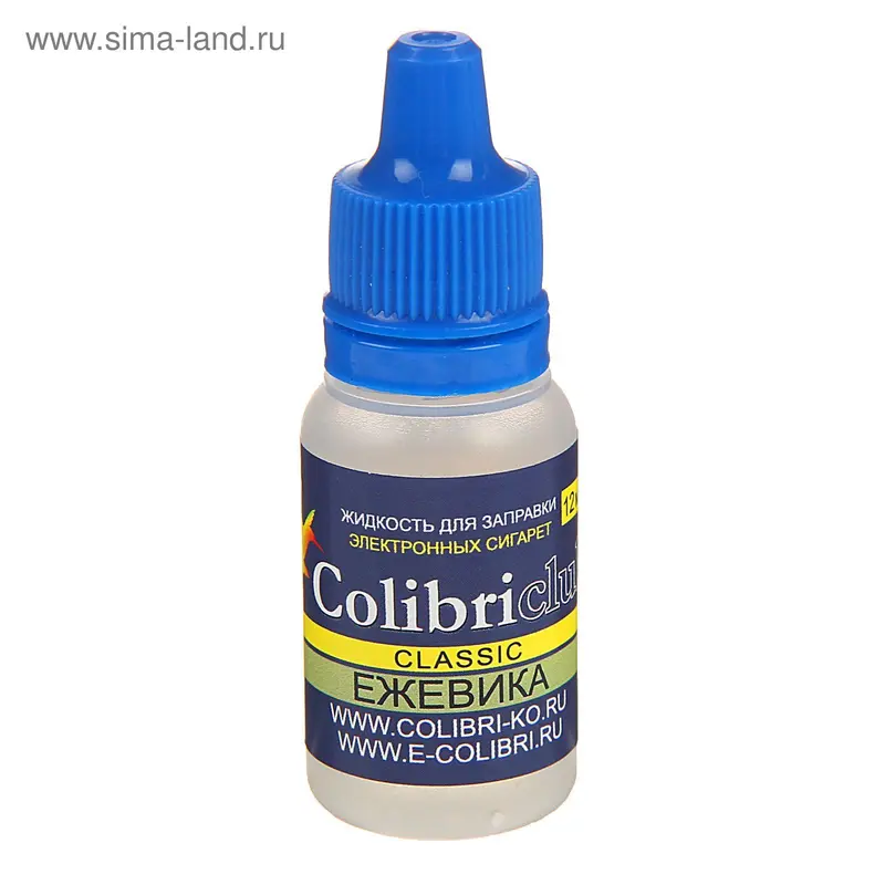 Жидкость для многоразовых ЭИ Colibriclub Classic, ежевика, 12 мг, 10 мл