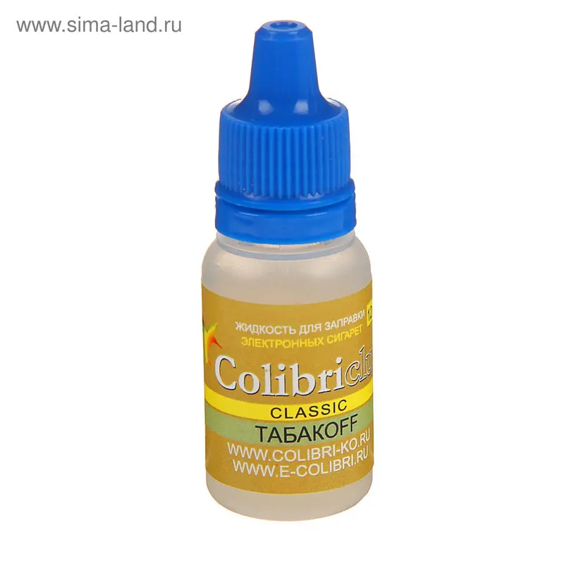 жидкость для многоразовых ЭИ Colibriclub Classic ТАБАКОFF 12 мг/мл 10мл