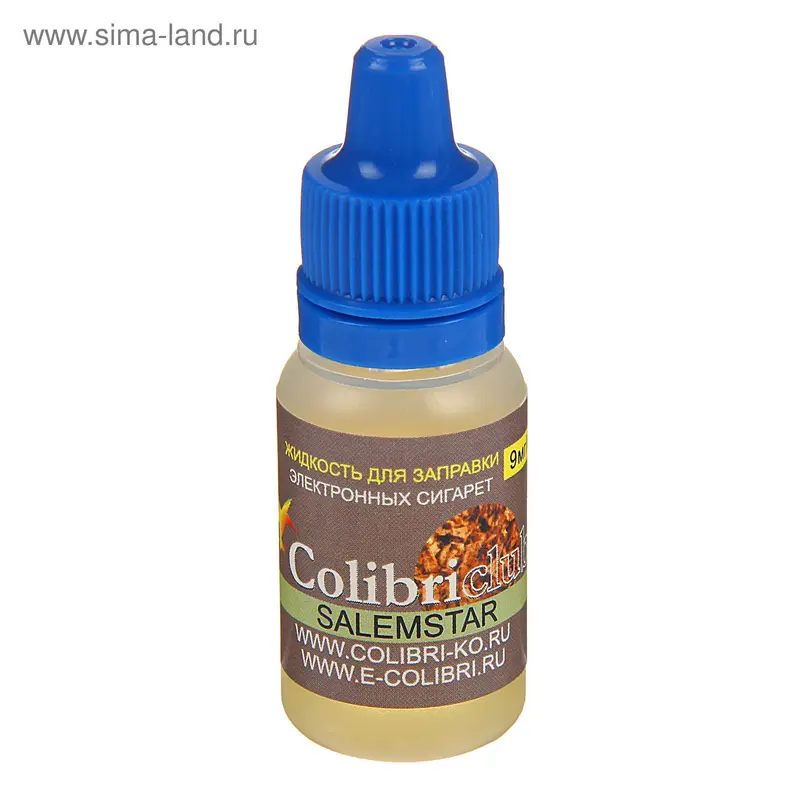 Жидкость для многоразовых ЭИ Colibriclub Standart SALEMSTAR, 9 мг, 10 мл