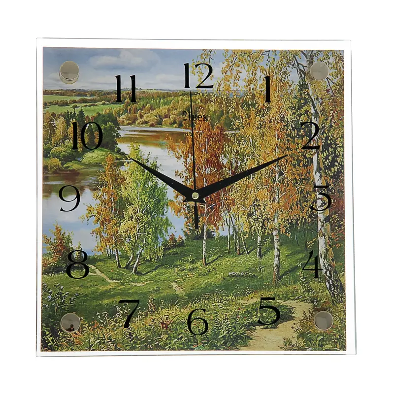 Часы настенные "21 Bek" - 2525 R510 "Природа" (25Х25)