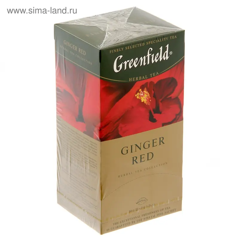 Чай Гринфилд Ginger Red green tea 25п*2 гр