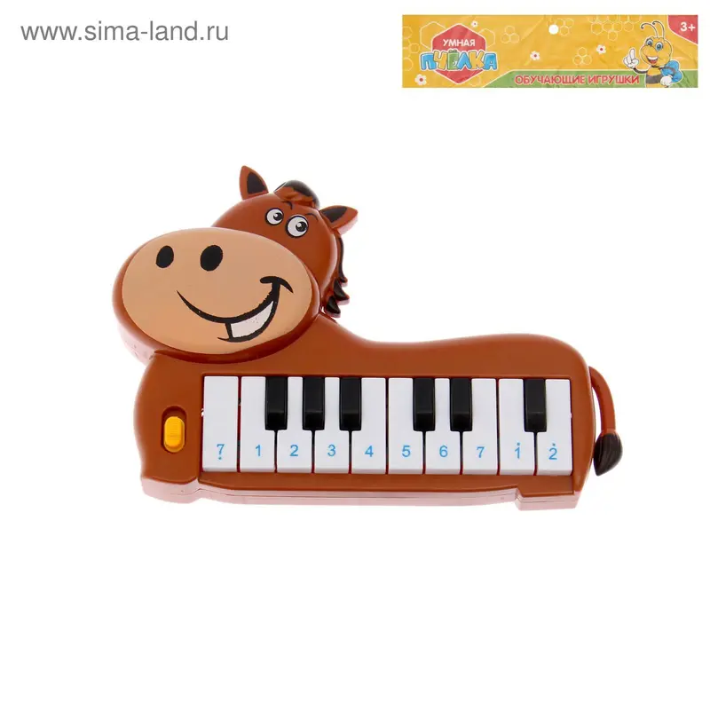 Музыкальная игрушка пианино «Лошадка», звуковые эффекты