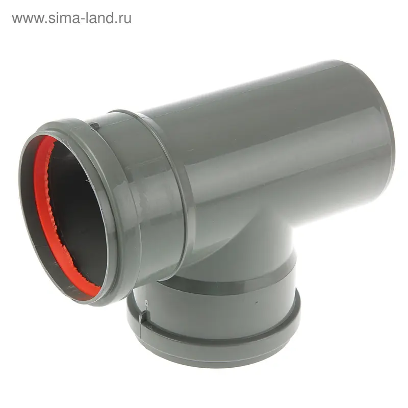 Тройник канализационный, 110 х 110 мм, 90°