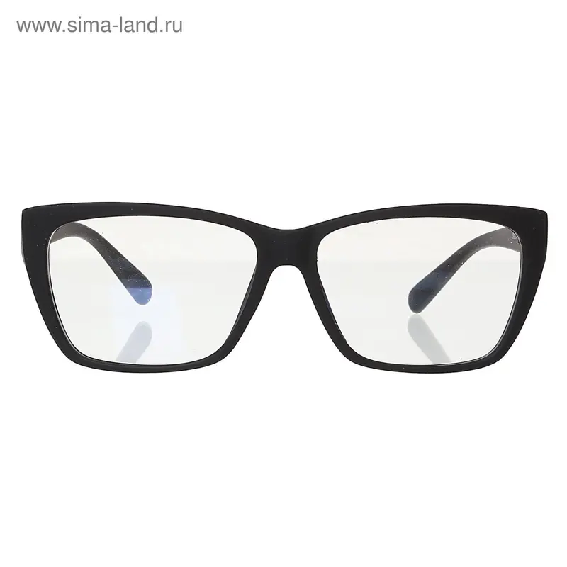 Очки "Бабочки", компьютерные, пластик, цвет чёрный, 62-64 мм