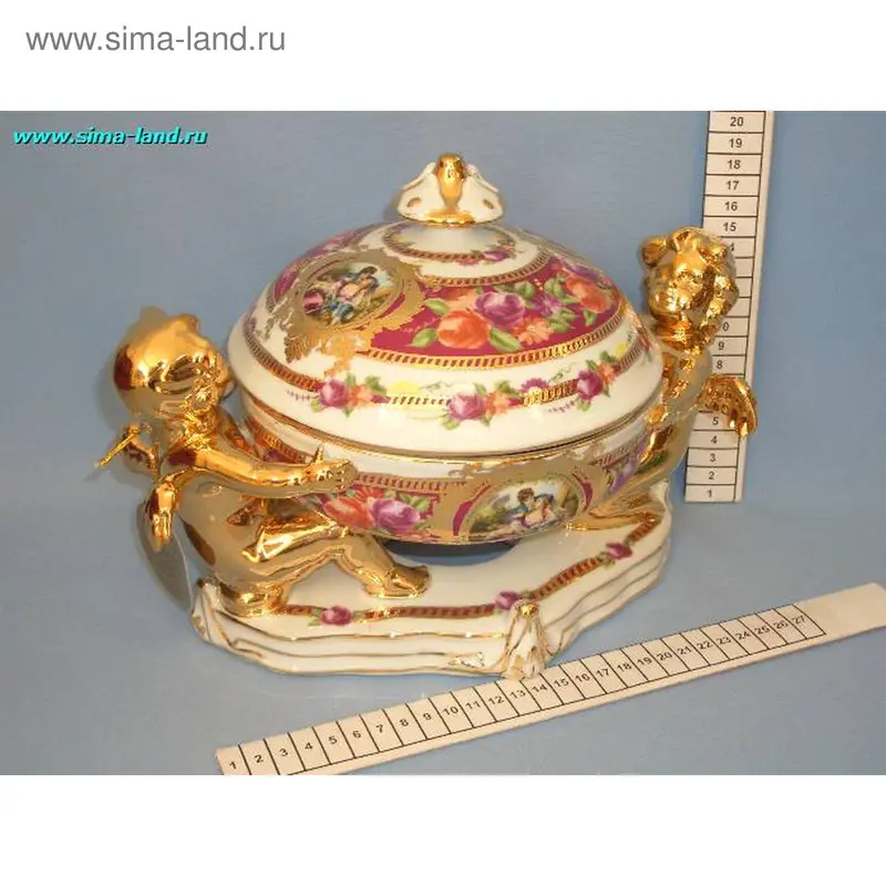шкатулка 46332 влюбленная пара с ангелочками