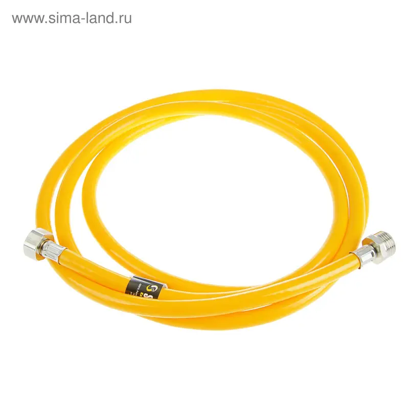 Подводка гибкая SilverFlex GAZ, гайка-штуцер, 1/2", 250 см