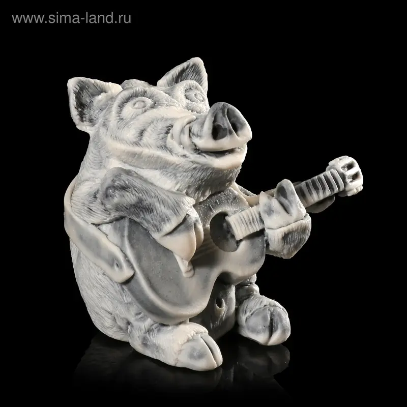 Сувенир "Кабан с муз. инструментом (шарж)" МИКС 5,7 см
