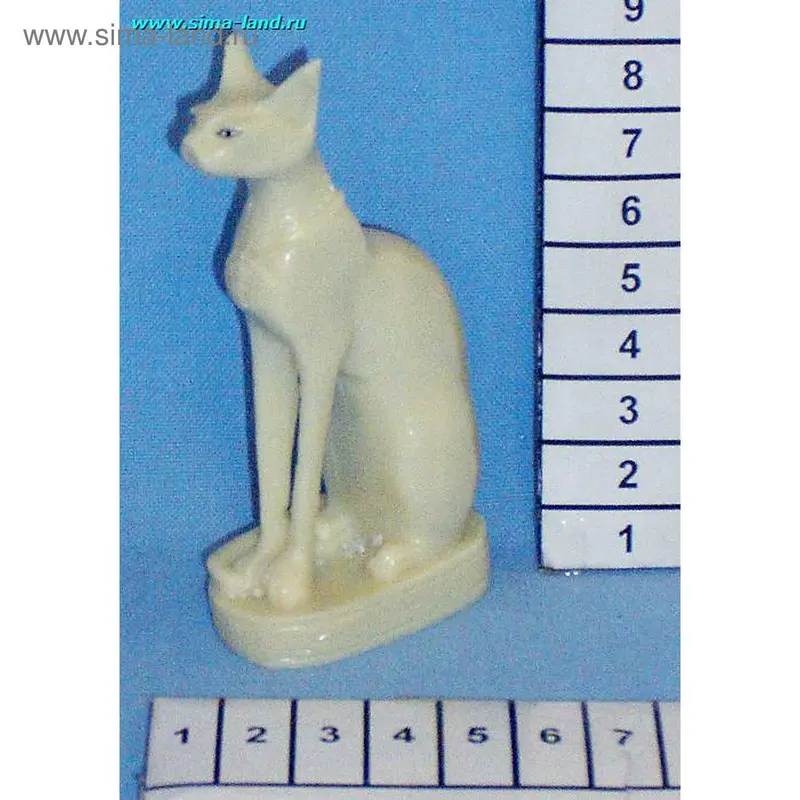 сувенир кошка сфинкс 9*4,5см (бокс 180 шт) мин 3 шт