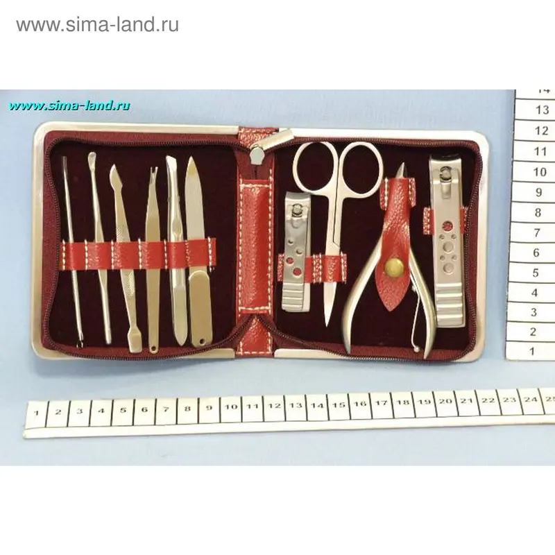 набор маникюрный 62028 11см 10предм (бокс 120 шт)