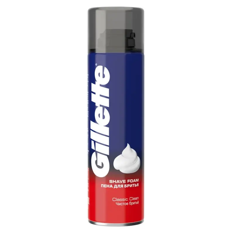 Пена для бритья Gillette Classic Clean, 200 мл