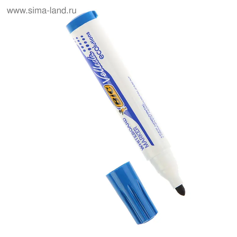 Маркер для досок, стираемый, синий, среднее письмо, BIC Velleda 1701