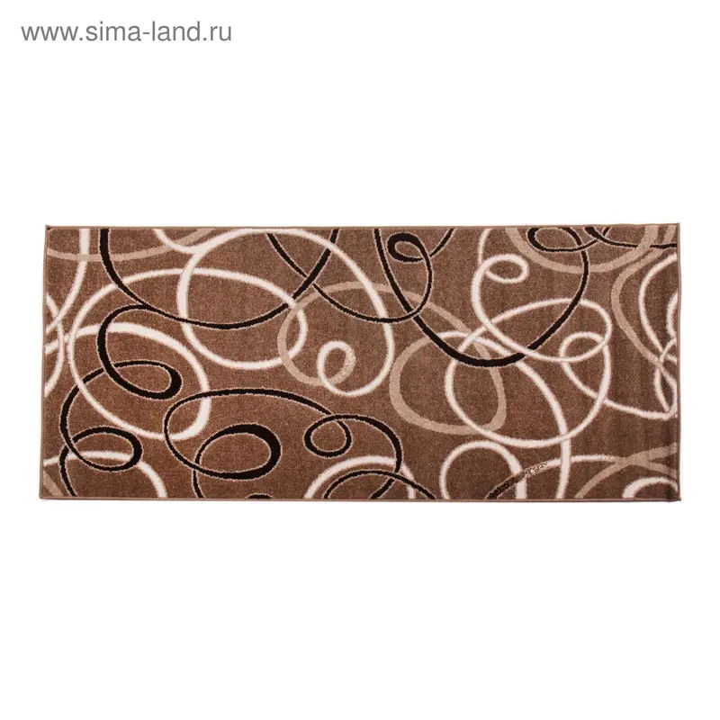 Ковёр Fraise Эспрессо f2793a2 60х110 см, ворс 100% ПП