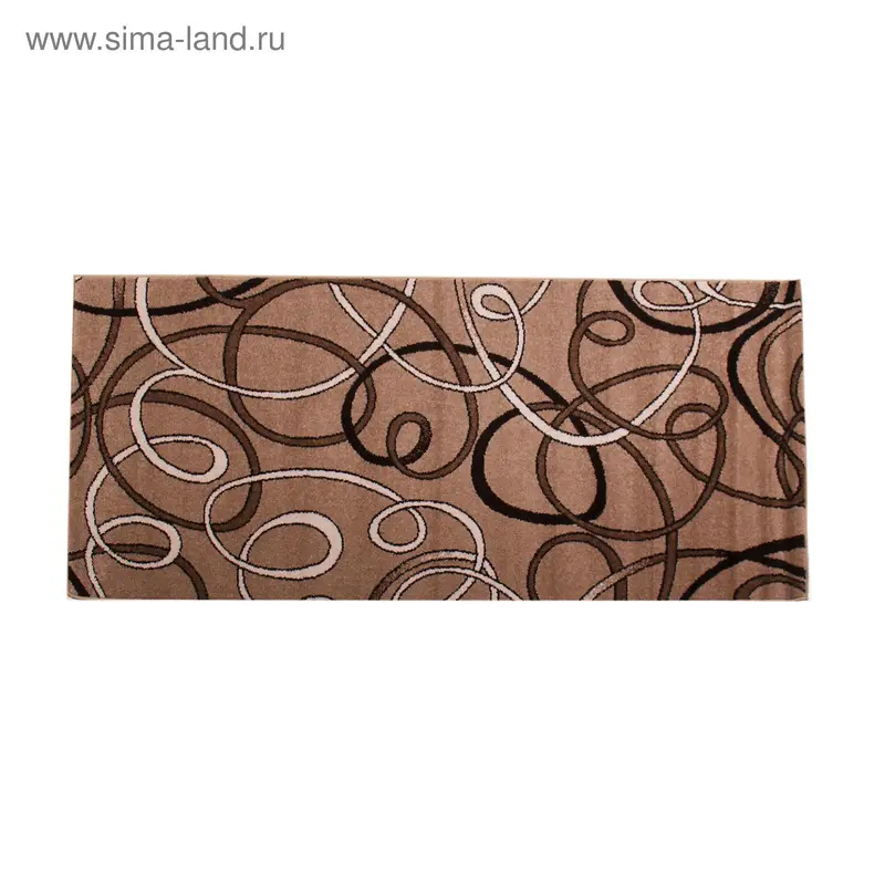 Ковёр Fraise Эспрессо f2793a5 100х200 см, ворс 100% ПП