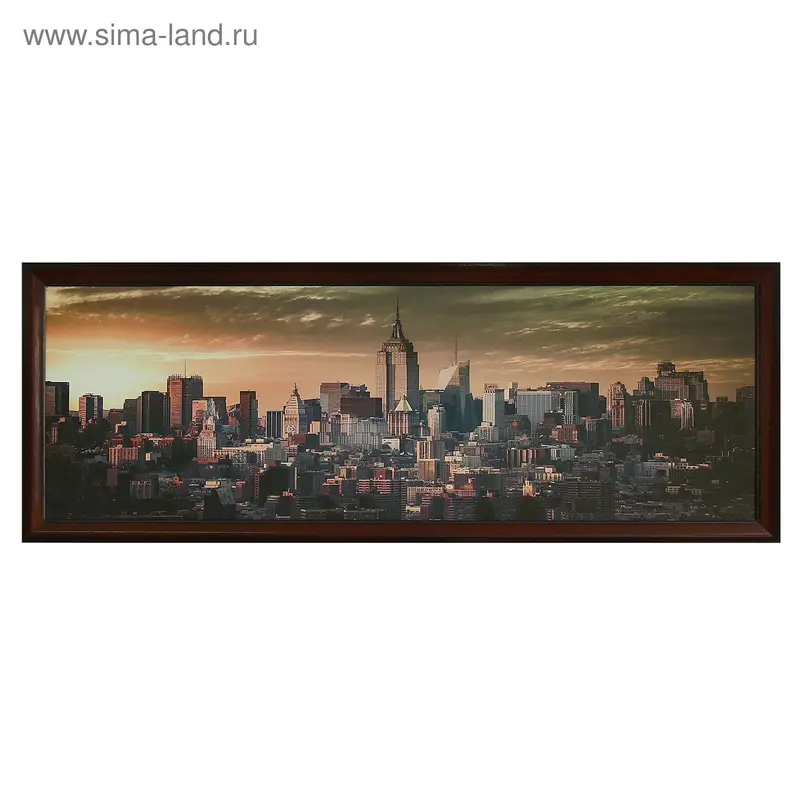Картина "Город" 40*120 см