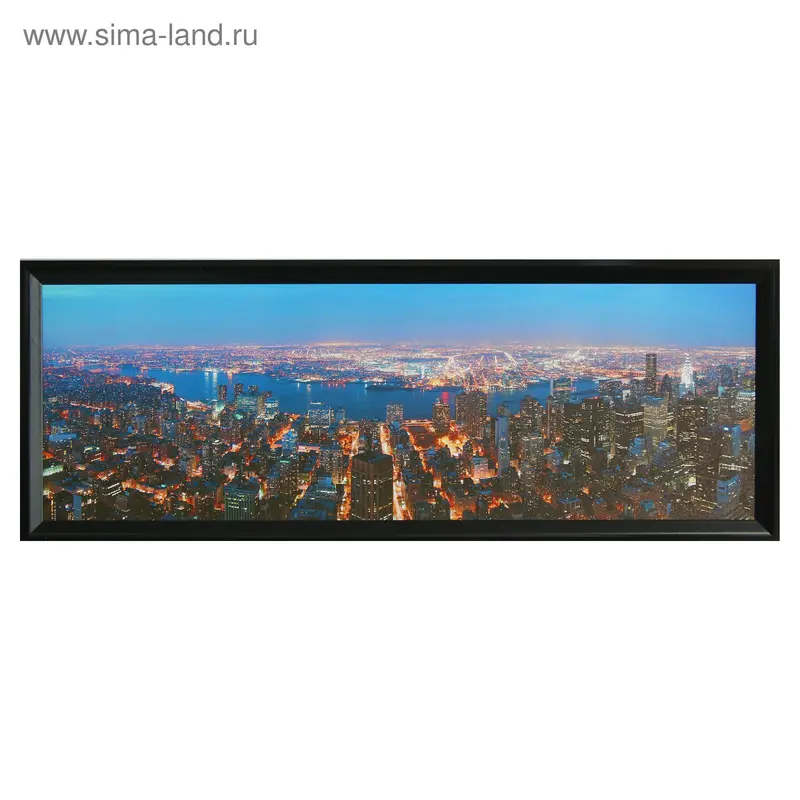 Картина "Ночные просторы" 40*120 см
