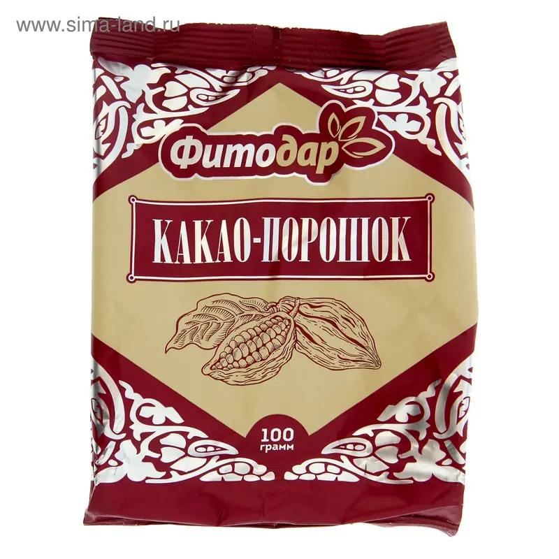 Какао -порошок "Фитодар" ТУ, 100 г