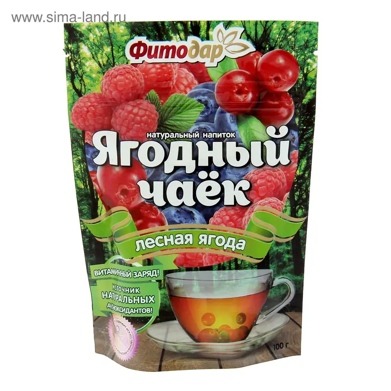 Ягодный чаёк "Фитодар" "Лесная ягода", 100 г