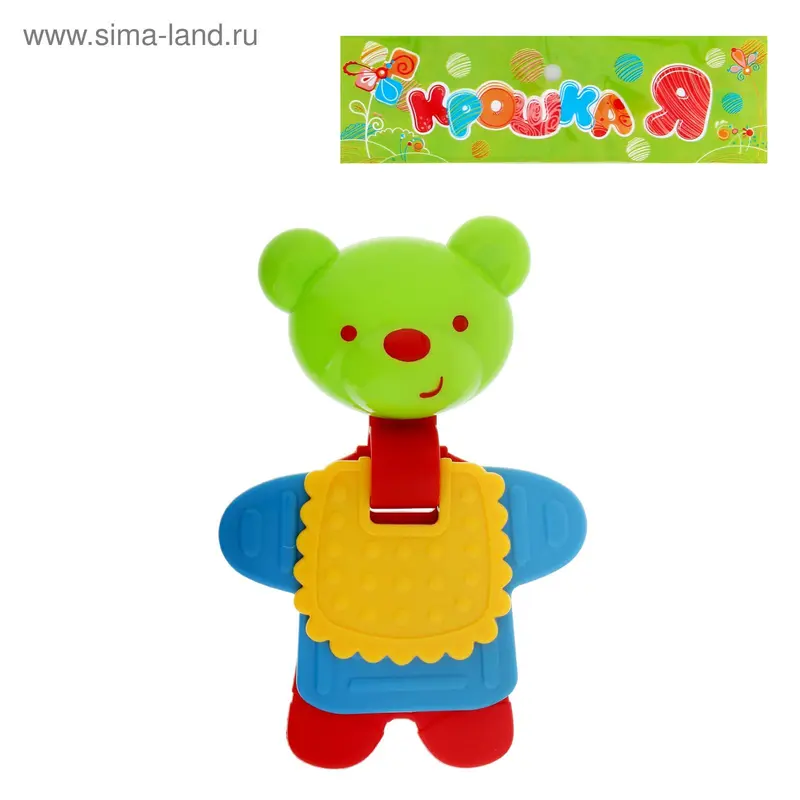 Погремушка «Мишка», цвета МИКС