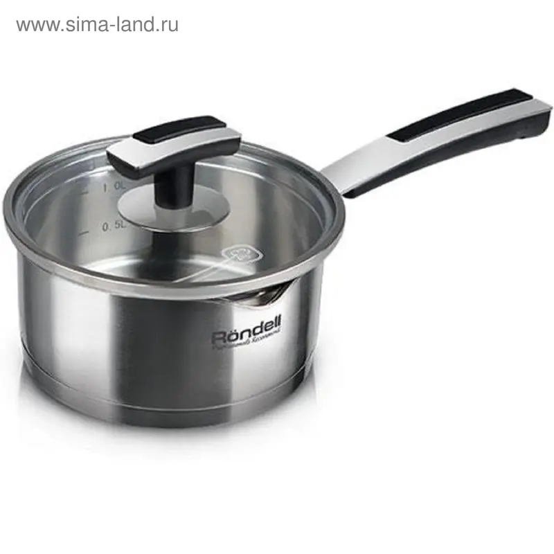 Ковш с крышкой d=16 см 1,4 л Eskell Rondell