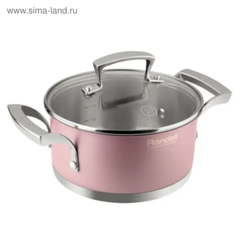 Кастрюля c крышкой d=20 см, 2,8 л Rosso Rondell