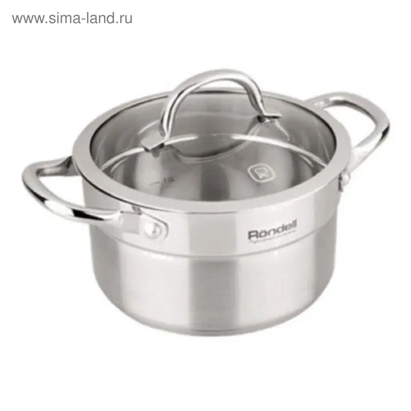 Кастрюля с крышкой 2,2 л d=18 см Rondell