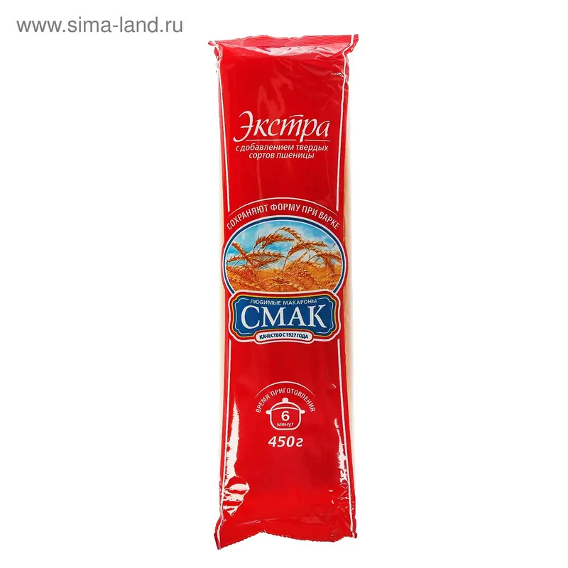 Макароны Смак вермишель длинная, 450 г