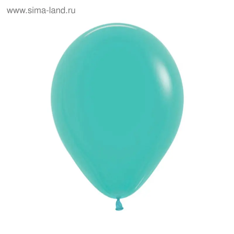 Шар латексный 12", пастель, набор 12 шт., цвет бирюзовый 036