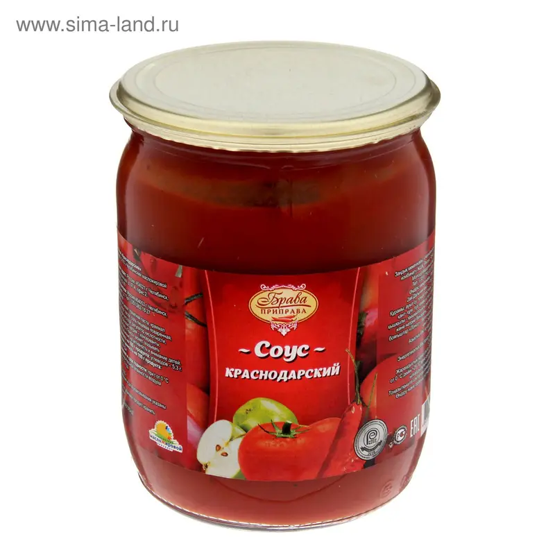 Соус "Брава Приправа" томатный краснодарский с/б, 500 г