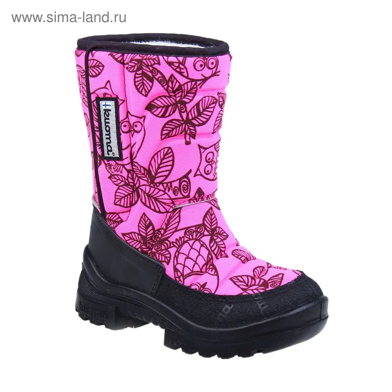 Сапоги детские Kuoma (t) (neon pink owl) (р. 34)