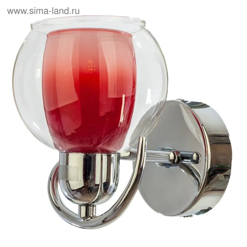 Бра модерн "Мегаполис" 40W E14 основание хром 16х16х14 см
