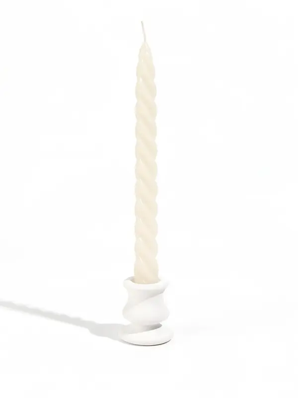 Свеча витая, 2.3×24.5 см, 5 ч, 50 г, слоновая кость