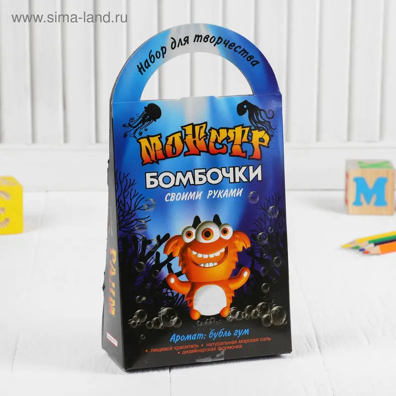 Бомбочки для ванны своими руками "Монстр Раум"