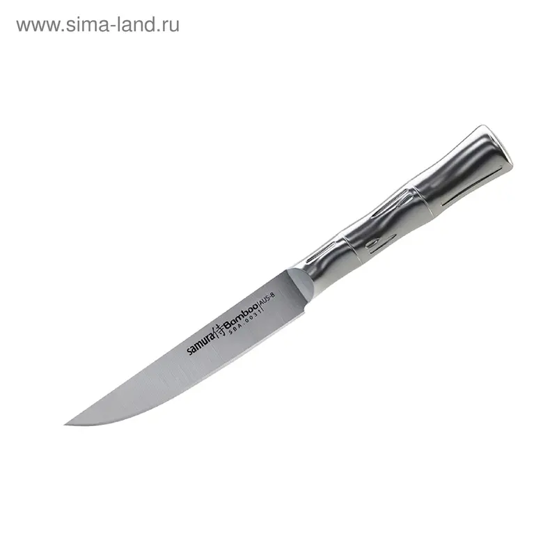 Нож для стейка Samura Bamboo, лезвие 12,5 см, сталь AUS-8