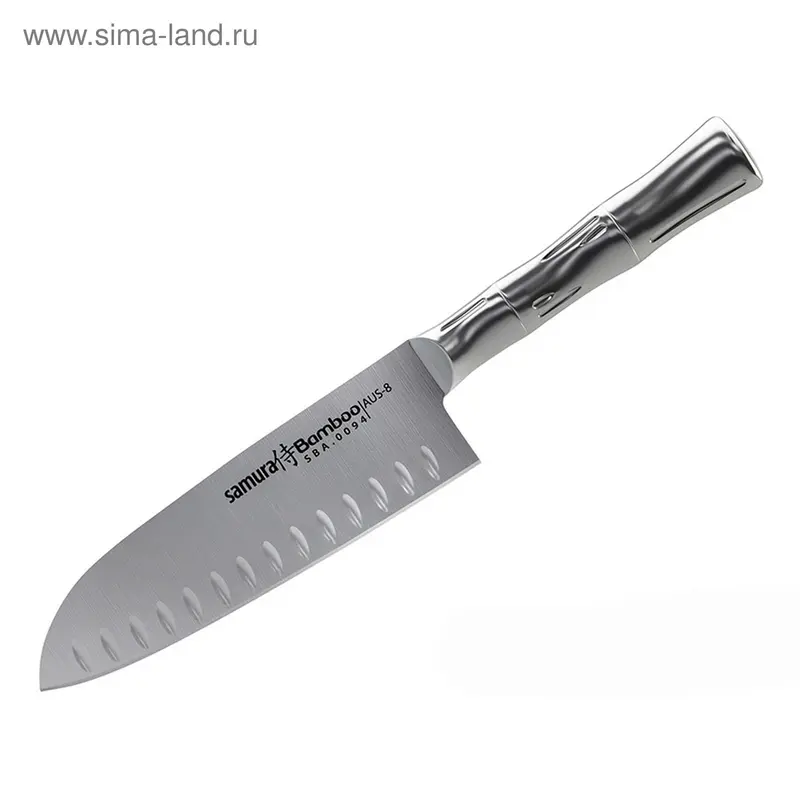 Нож кухонный "Samura Bamboo" Сантоку, лезвие 160 мм