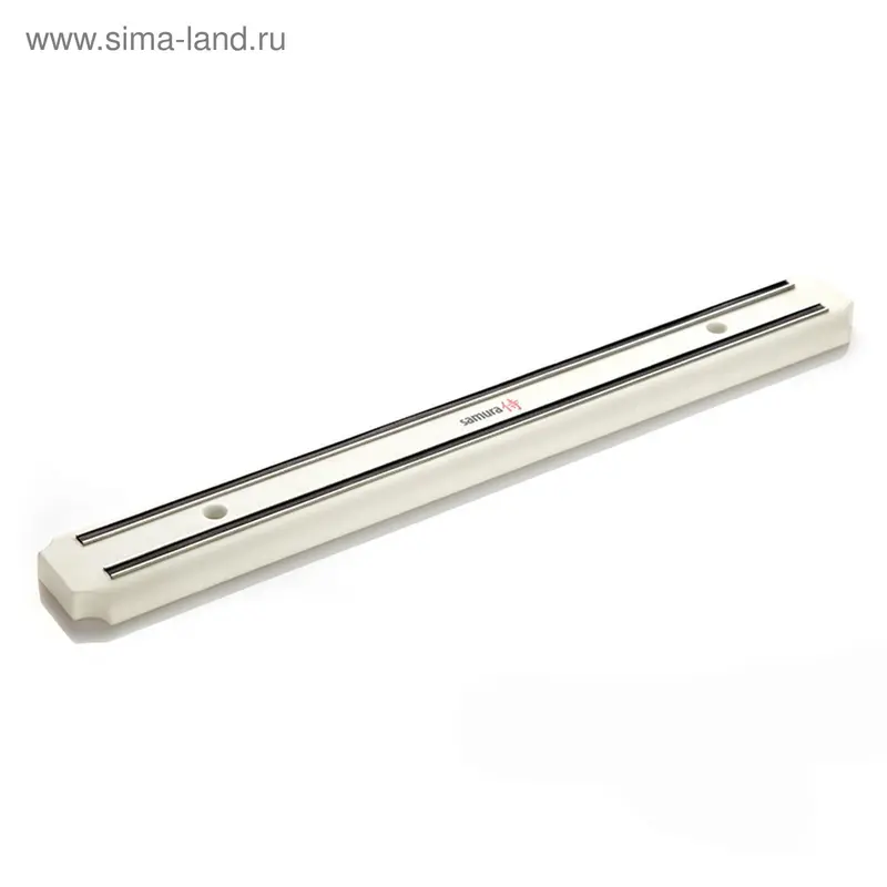 Магнитный держатель "Samura", 385х49х14 мм, цвет белый