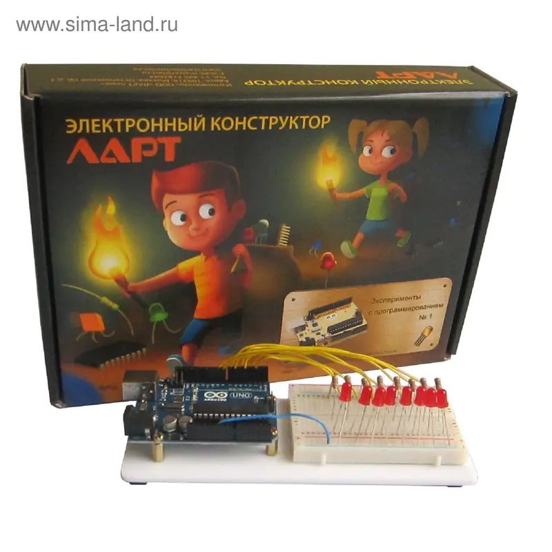 Электронный конструктор «Эксперименты с программированием №1»