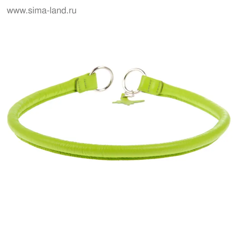 Ошейник-удавка рывковый CoLLaR Glomour, 70 х 1,3 см, зеленый