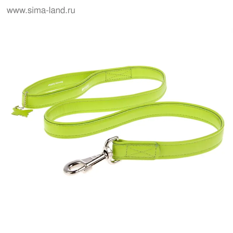 Поводок CoLLaR Glomour, 1.22 м х 2.5 см, зеленый
