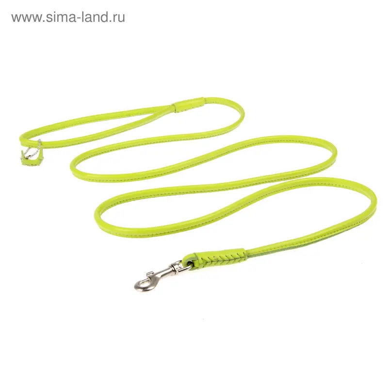 Поводок круглый CoLLaR Glomour, 1.83 м х 0,6 см, зеленый