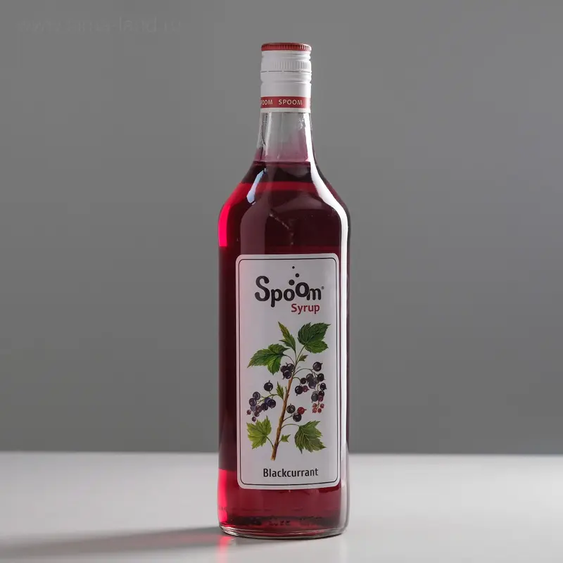 Сироп Spoom Чёрная смородина, 1 л