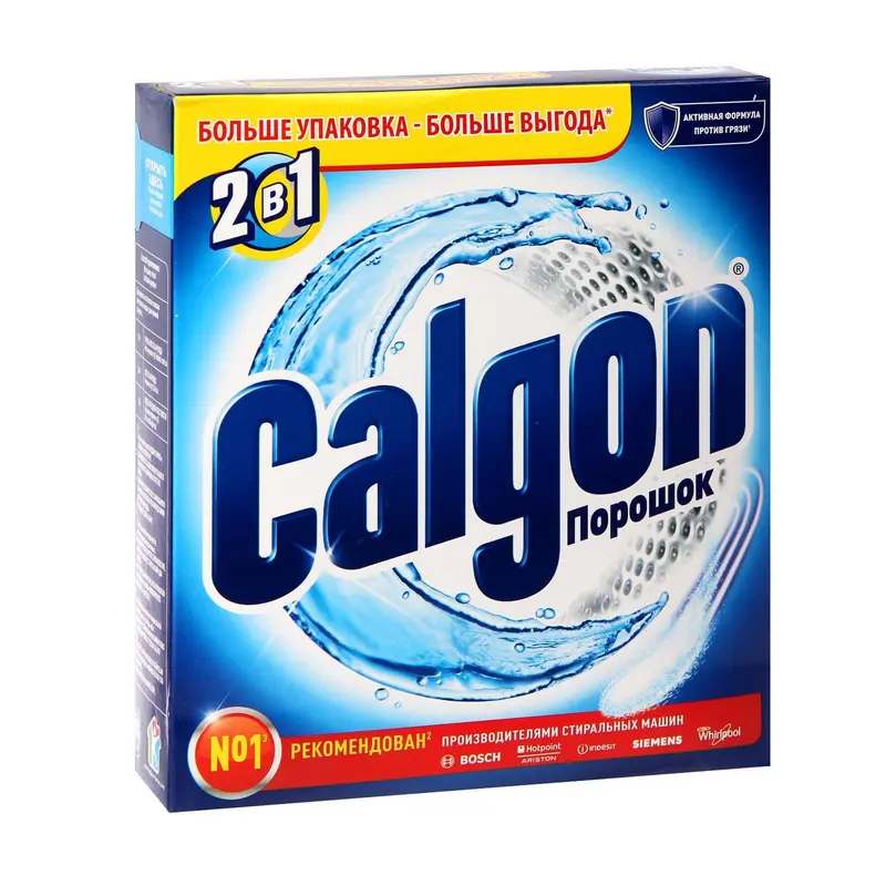 Средство Calgon 2 в 1 для cмягчения воды, 1,6 кг
