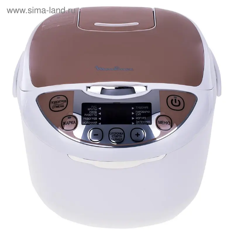 Мультиварка Moulinex MK706A32, 750 Вт, 5 л, 9 программ, отложенный старт
