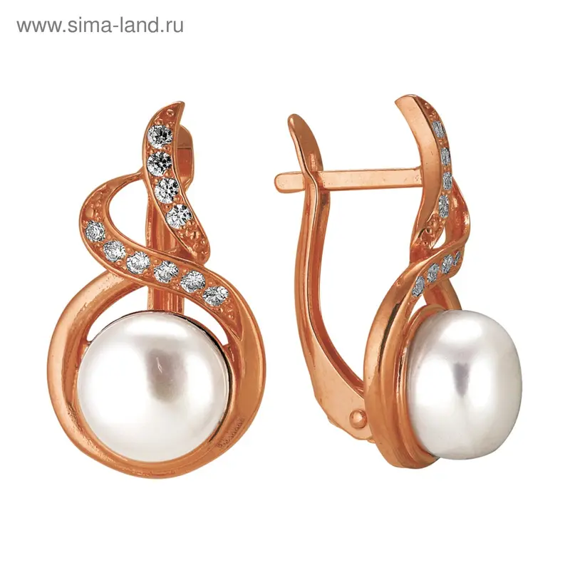 Серьги позолота «Мелодия»