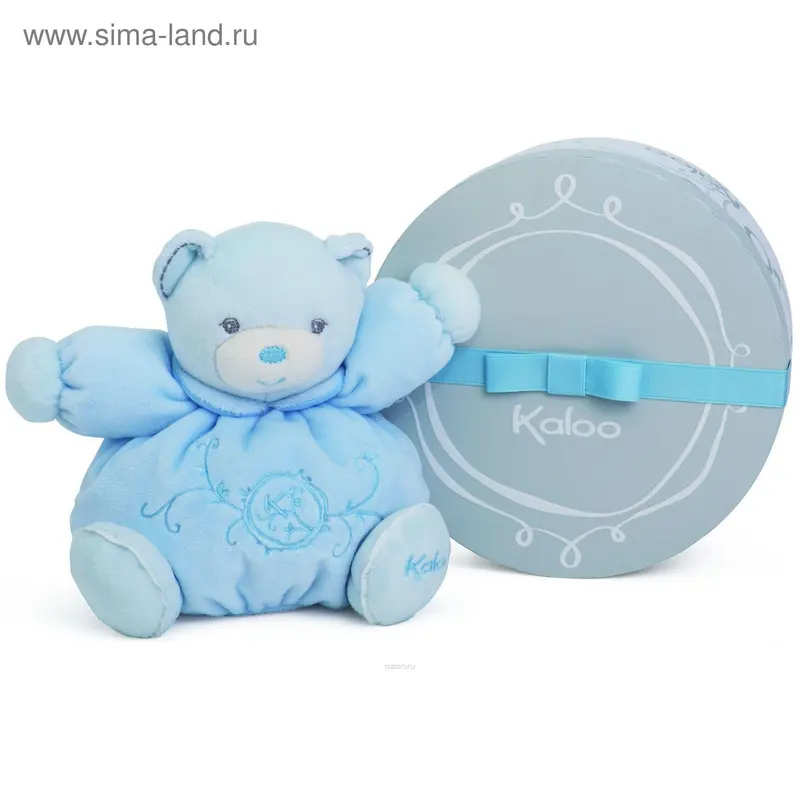 Игрушка Kaloo «Мишка маленький», цвет голубой, 25 см