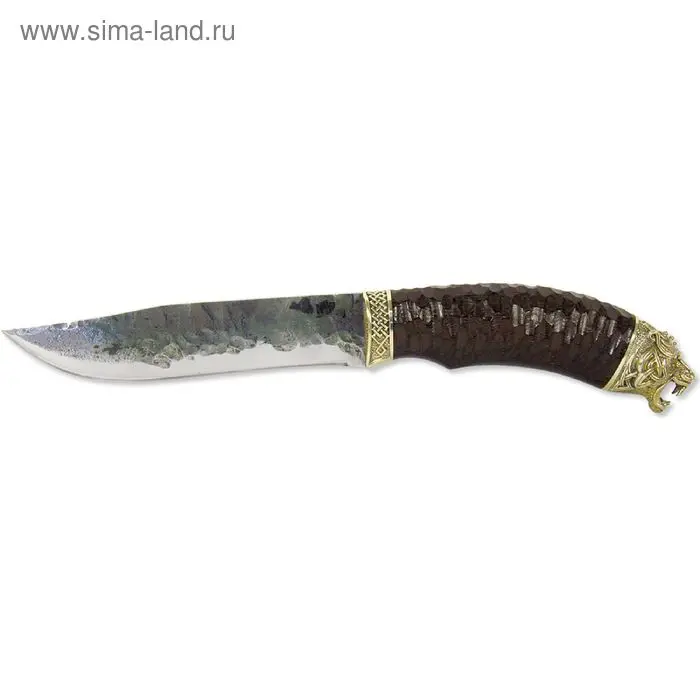 Нож нескладной "Бизон" (9114)9хс, рукоять-венге, сталь 9хс